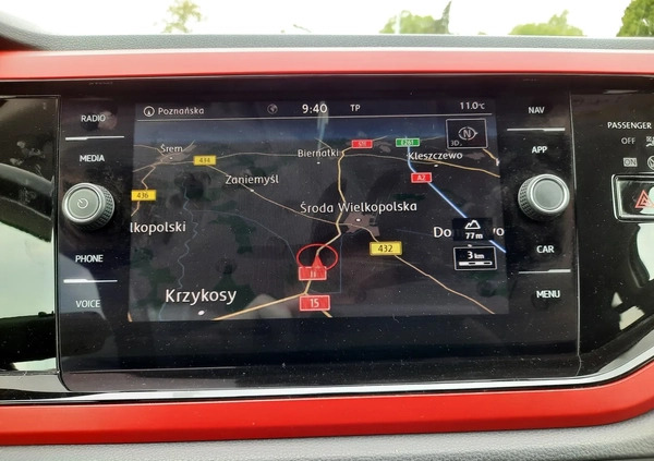 Volkswagen Polo cena 59900 przebieg: 92992, rok produkcji 2019 z Ślesin małe 781